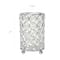 Elegant Designs™ Chrome Crystal Decorative Candle Holder